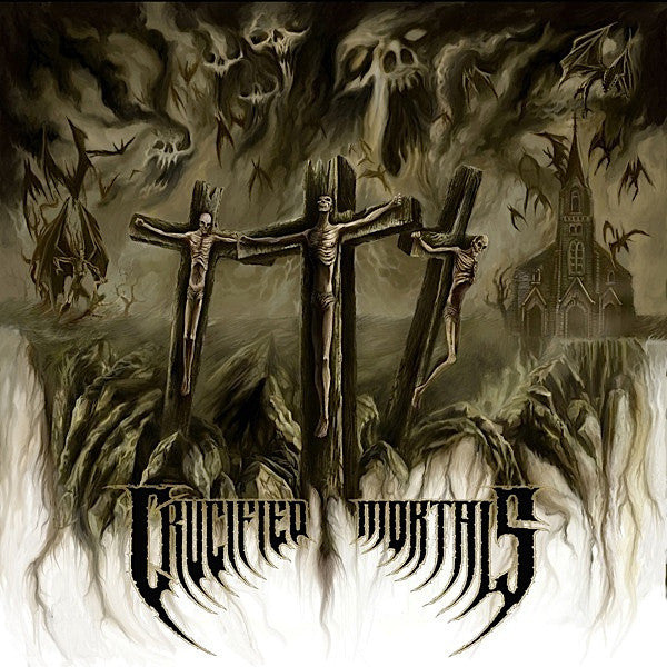 Crucified Mortals 's/t' Gatefold 12" LP with poster