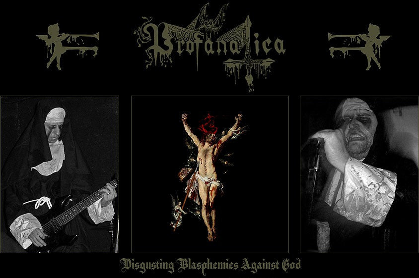 Profanatica 'Disgusting Blasphemies Against God' 12" LP Gatefold