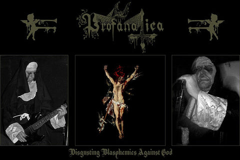 Profanatica 'Disgusting Blasphemies Against God' 12" LP Gatefold